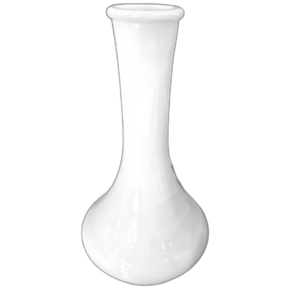 Vintage Hoosier Milk Glass Short Bud Vase - Picture 1 of 5
